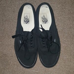 Vans men's size 9 all black
